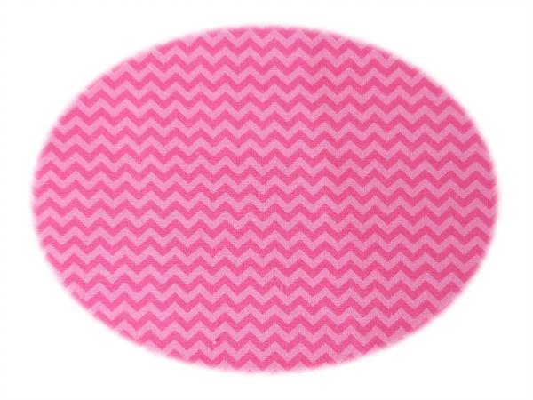 Baumwolle Serie Flamingo  - Zacken pink